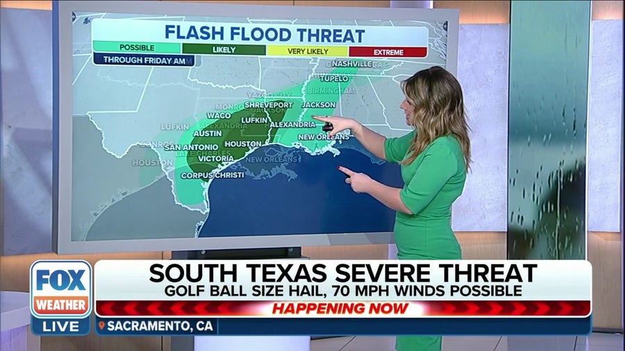 Flood threat increasing into the weekend for Southern States