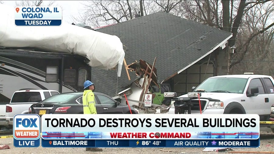 Illinois community works to rebuild following destructive tornado