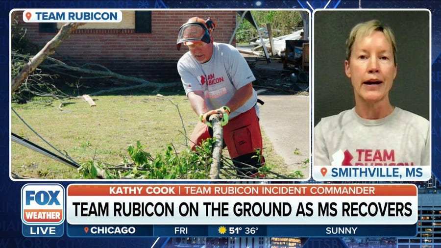 Team Rubicon assisting with tornado recovery in Mississippi