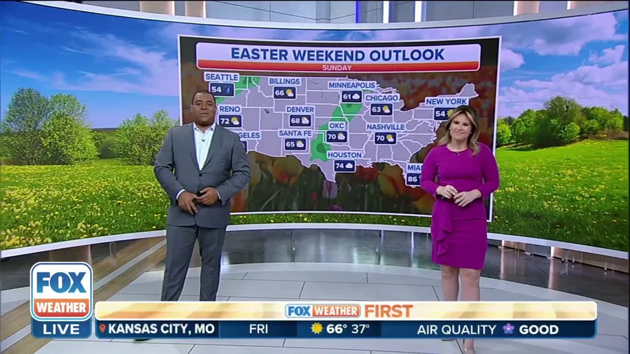 Easter weekend forecast