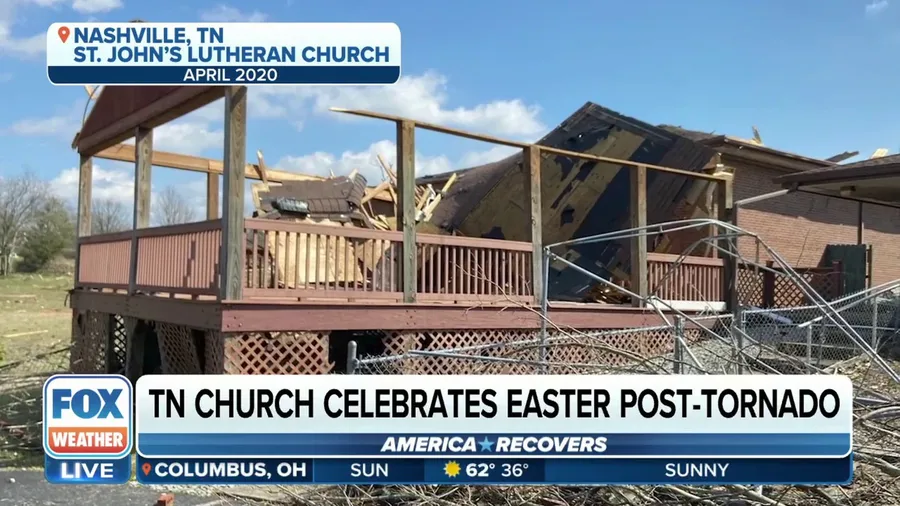 Nashville church holds first in-person mass since being destroyed by EF-3 tornado