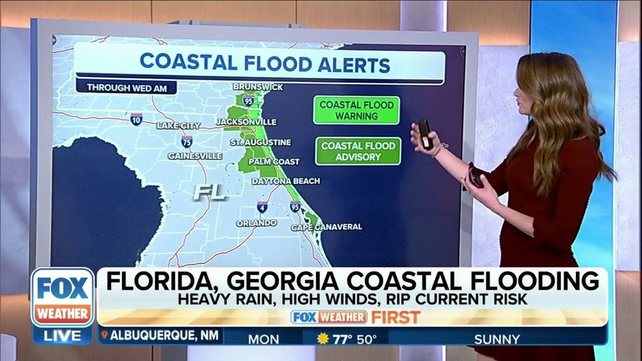 Significant coastal flooding possible in Florida, Georgia this week
