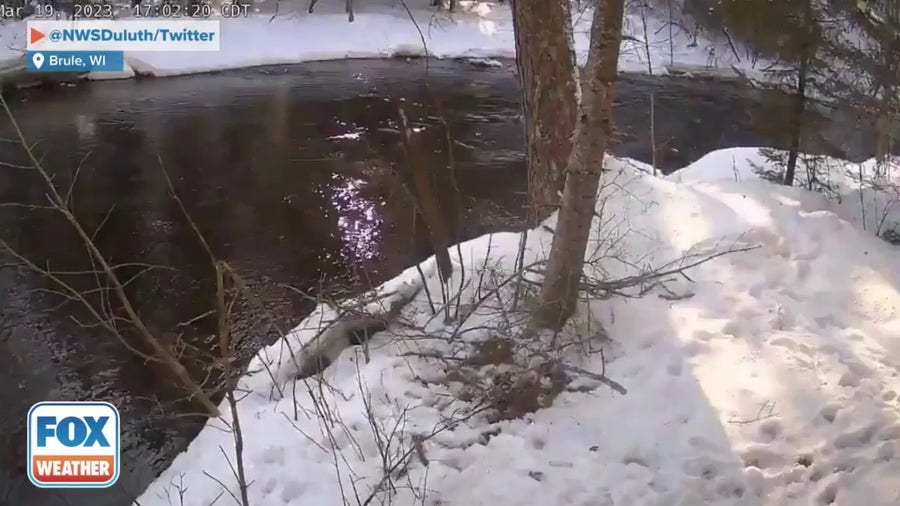 Timelapse captures March snowmelt in northern Wisconsin
