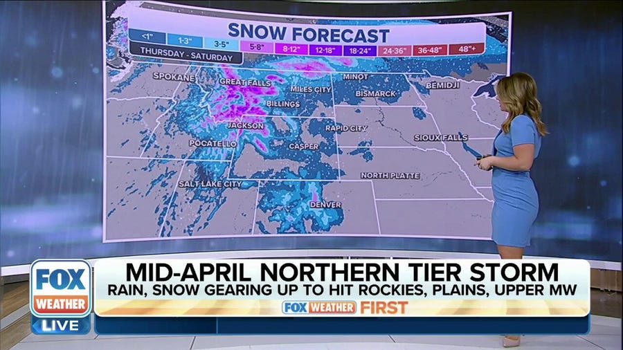 Mid-April storm to bring rain and snow to most of northern tier