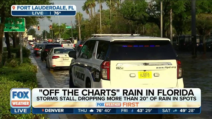 State of emergency declared in Fort Lauderdale following extreme flooding