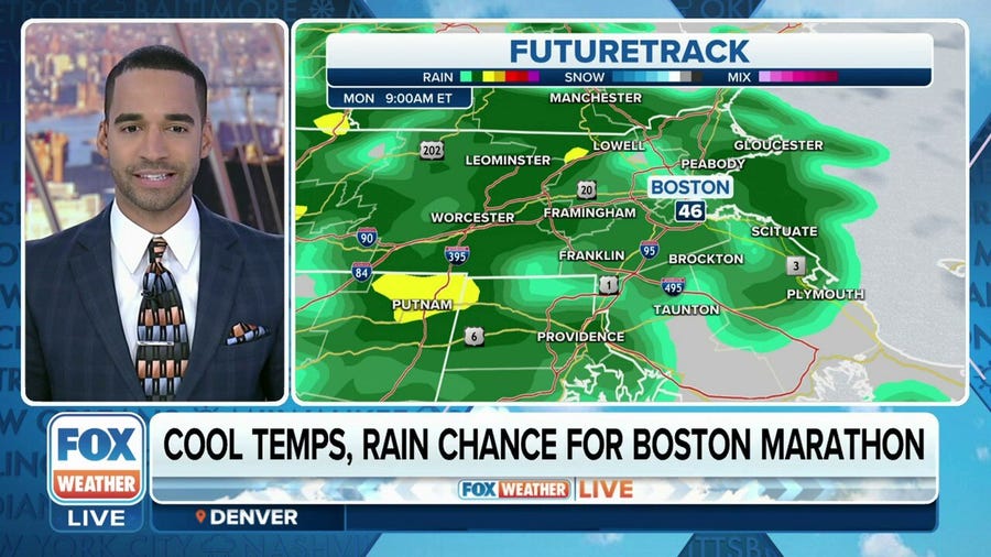 Boston Marathon to see rain chances, much cooler temperatures for race