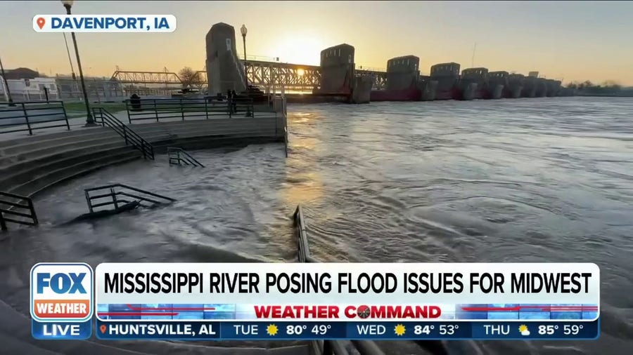 Davenport, Iowa among Midwest cities bracing for flooding from rising Mississippi River