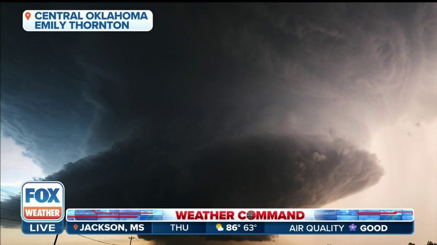 Storm Prediction Center meteorologist tracks central Oklahoma tornado after issuing forecast