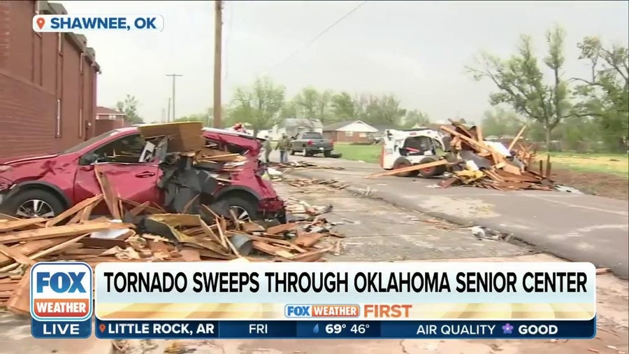 'Heartbreaking': Shawnee, OK senior center hit hard by tornado, residents' homes damaged