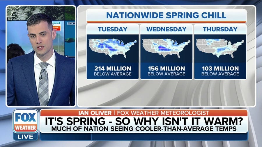 Spring Chill: Much Of Nation Seeing Cooler-than-average Temperatures ...