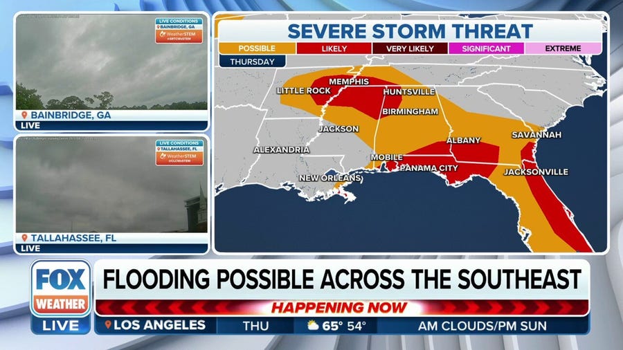 Severe Storms Could Bring Gusty Winds, Large Hail Along Gulf Coast ...