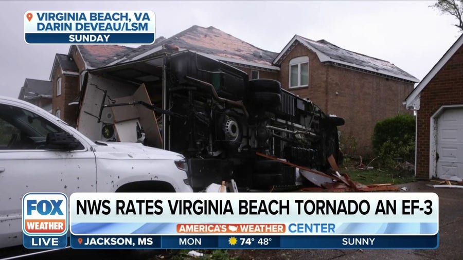 Virginia Beach tornado rated an EF-3