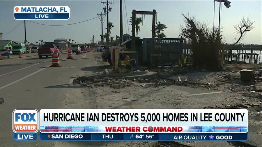 Florida communities slow to rebuild after Hurricane Ian