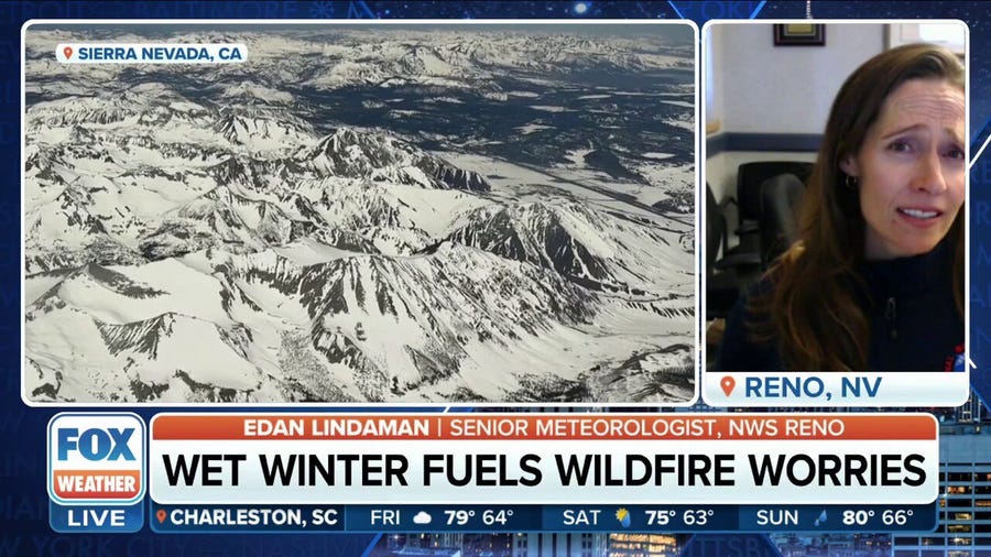 West's historic snowfall could result in active wildfire season for lower elevations