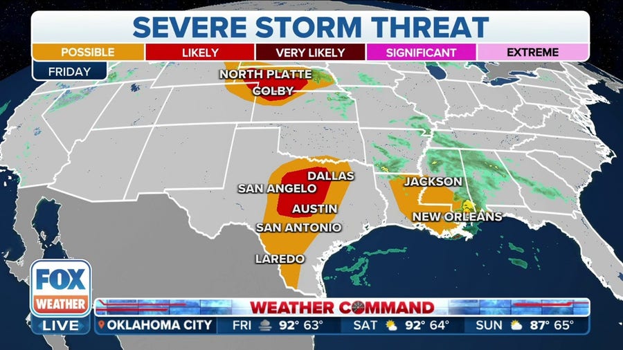 Severe threat across Midwest and Southern Plains this afternoon ...