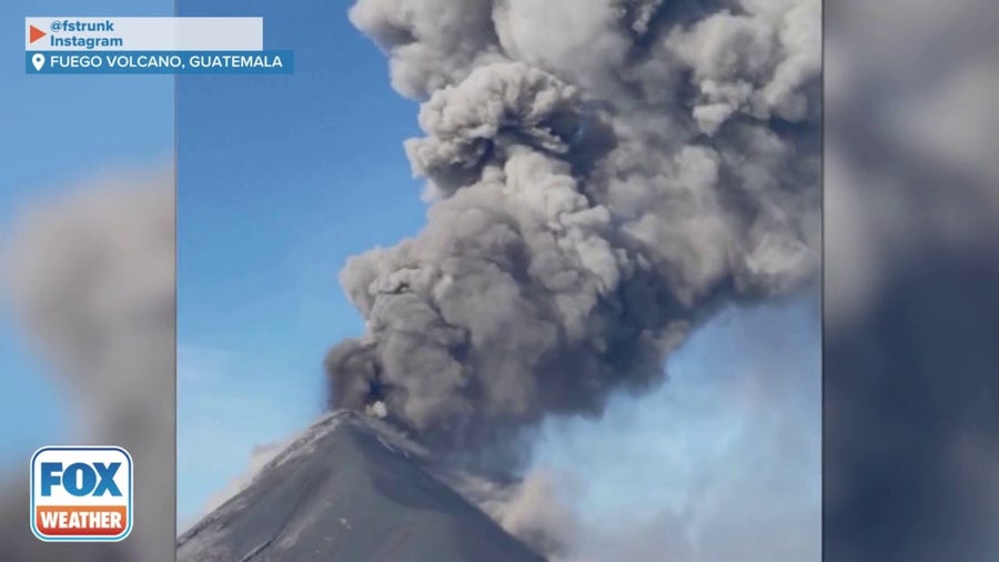 Watch: Fuego Volcano erupts in southwestern Guatemala 