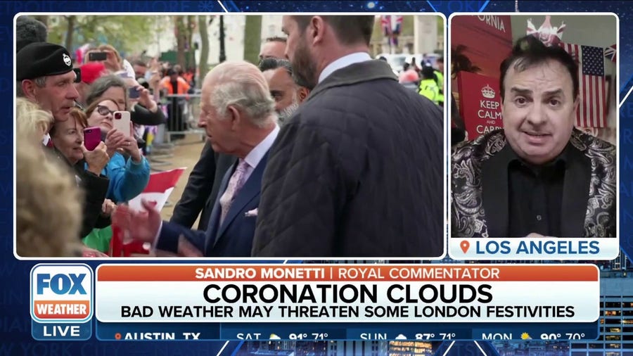'It always rains at coronations': Showers in store for King Charles' coronation