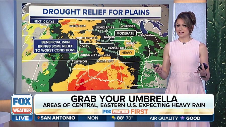 Summerlike pattern could bring showers, thunderstorms to 40 states this week