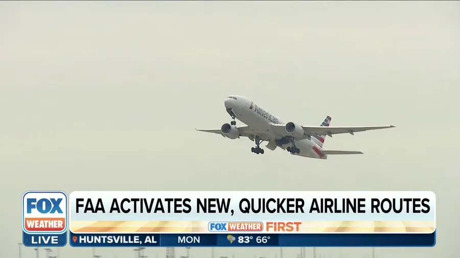 New, faster airline routes activated by FAA