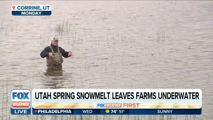 'Unprecedented': Spring snowmelt leaves farms underwater in Utah, Great Salt Lake rising