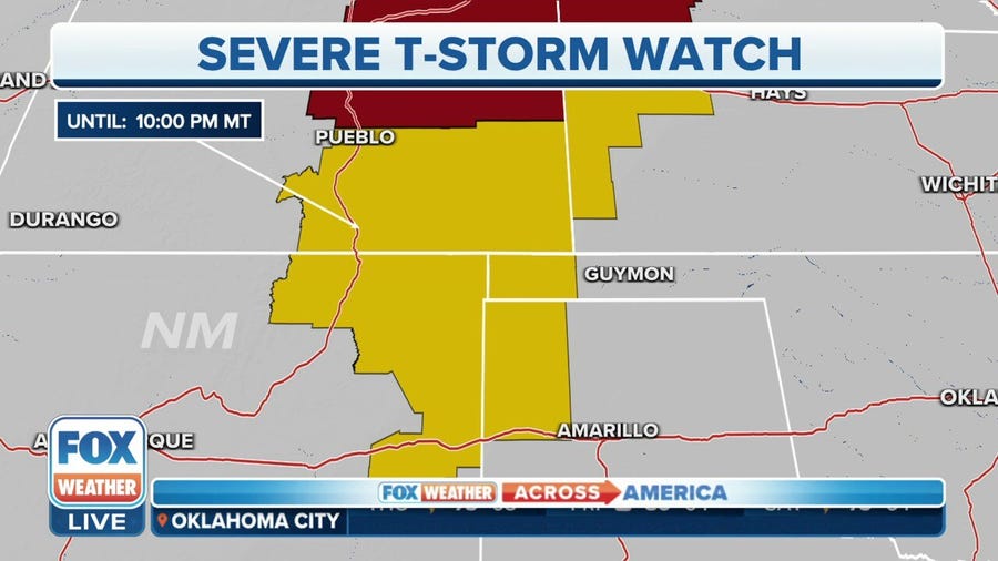 Watches issued ahead of severe storms in Central US
