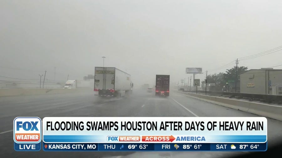 Days of heavy rain swamps Houston