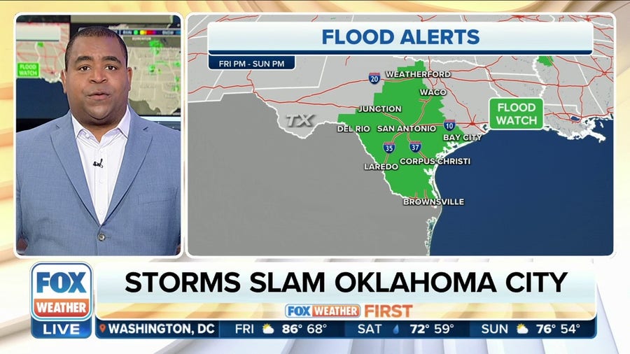 New storm brings flooding threat back to Texas through the weekend