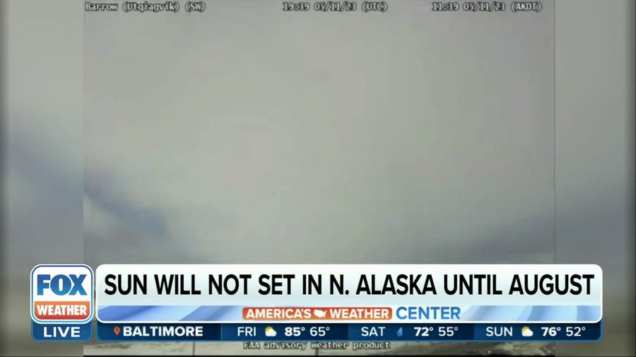 Alaskan town will have 24-hour daylight until August 
