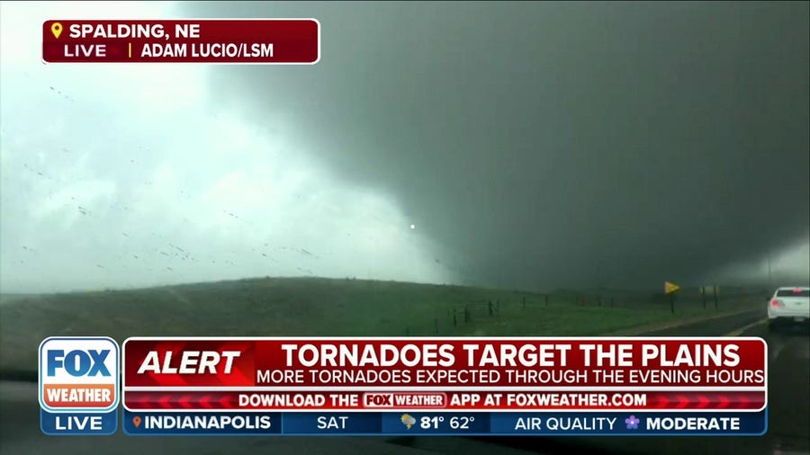 Tornado touches down in Spalding, Nebraska