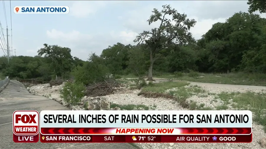 Rain expected to soak drought-stricken San Antonio, Texas