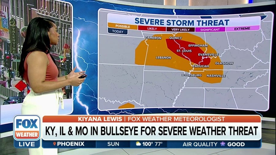 Severe weather threatens the Midwest on Mother's Day