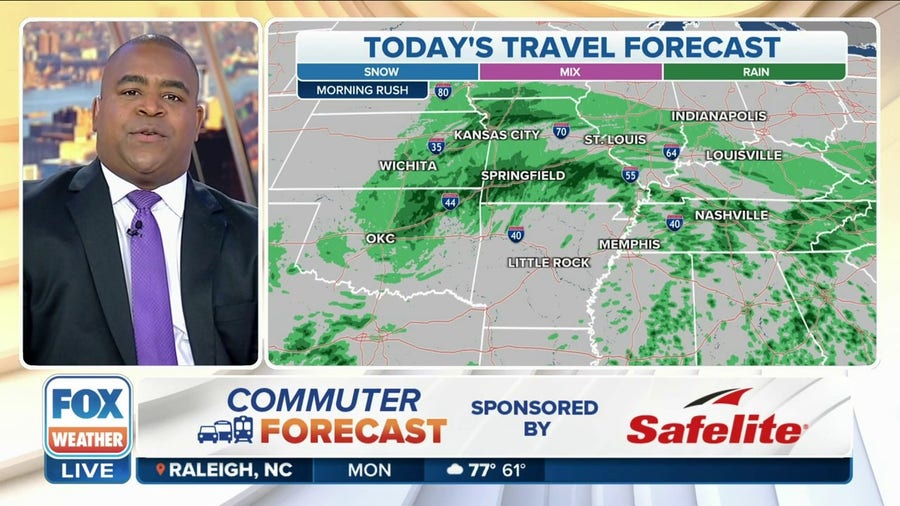 FOX Weather commuter forecast: How travel conditions look across the U.S.