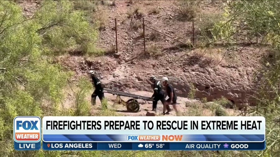 'It gets extremely hot': Phoenix Fire Dept. prepares to rescue in extreme heat