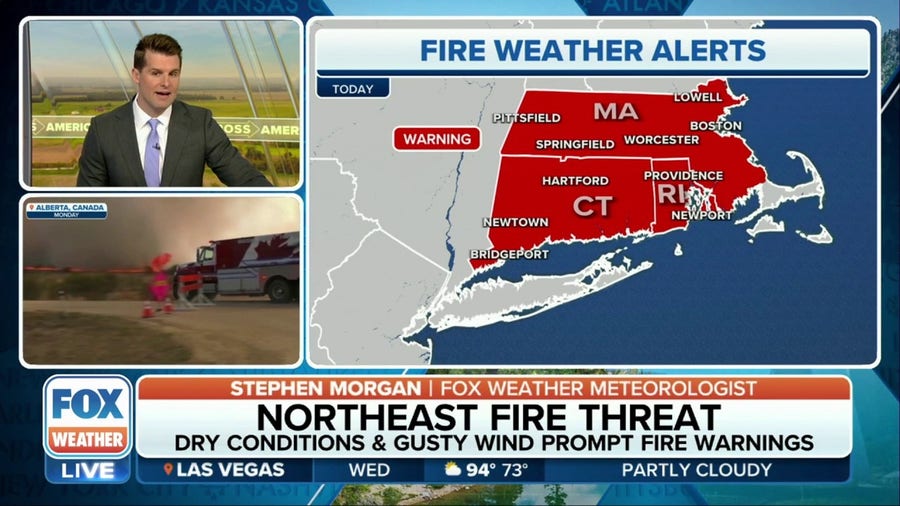 Fire danger in Northeast amid dry conditions, gusty wind 