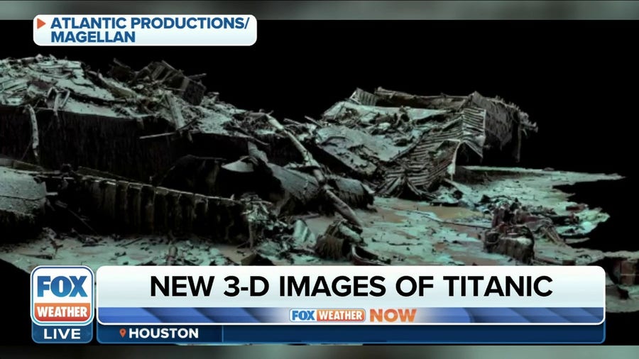 New 3-D images of Titanic shows shipwreck in incredible detail