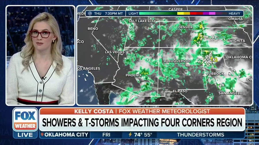 Unusual pattern of rain, storms persists in Southwest 