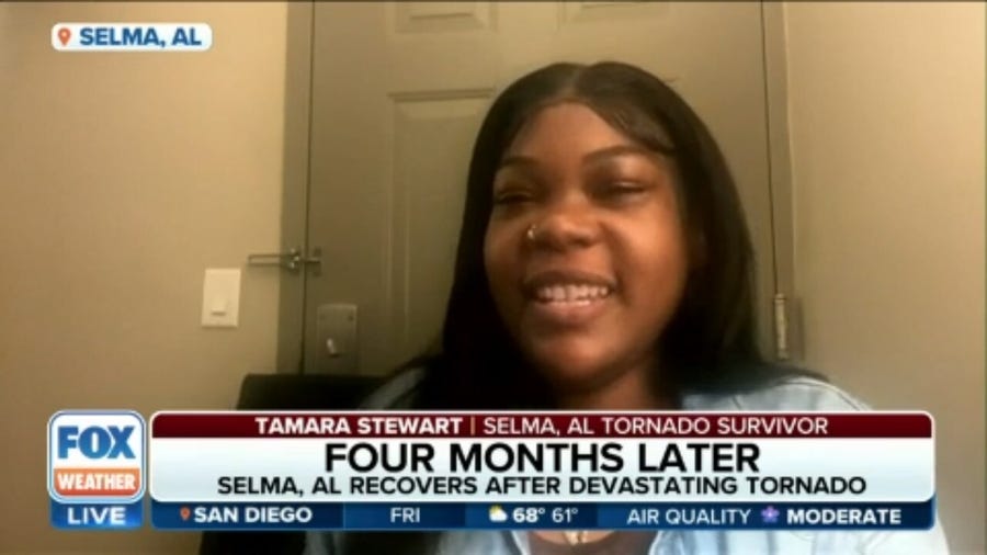Four Months Later: Selma tornado survivor provides updates on life after tornado