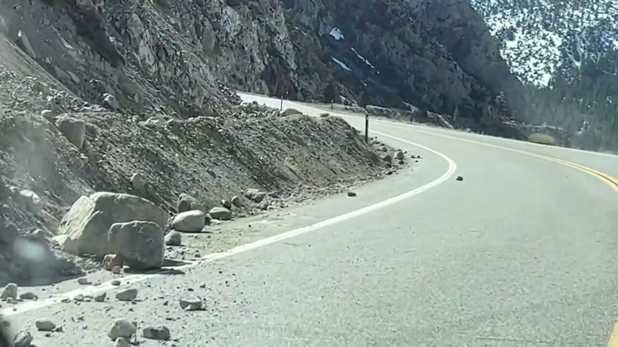 Crews work to clear route to Yosemite