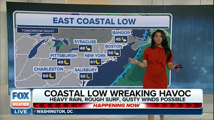 Rain likely from Southeast through New England on Saturday