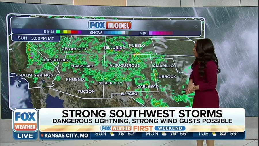 Unusual early-season storms continue in Southwest