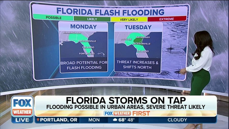 Rounds of rain, storms expected for Florida through end of week