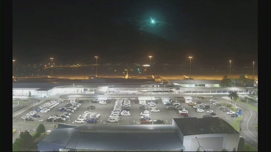 Watch: Australian airport captures video of meteor streaking across night sky