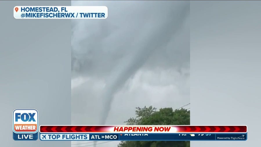 Funnel clouds spotted over South Florida