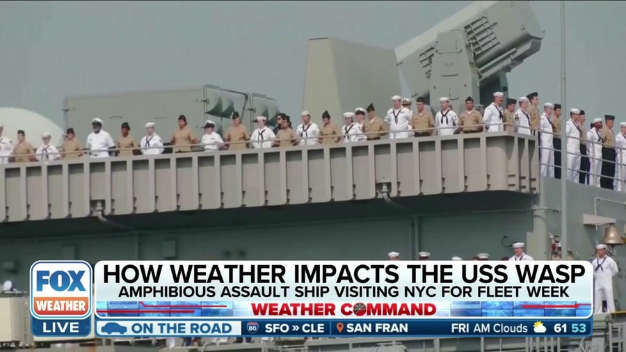 How weather impacts the USS Wasp