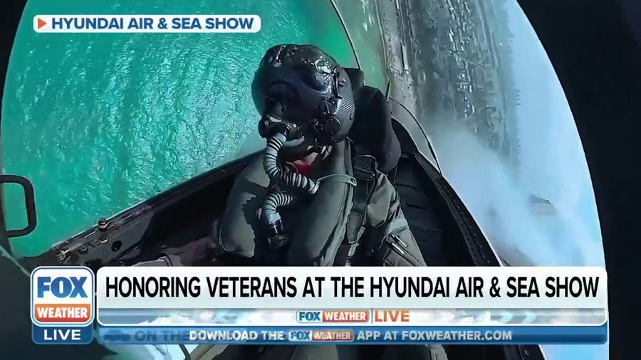 Honoring veterans at the Hyundai Air and Sea Show