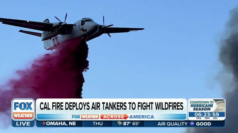 How do air tankers get to California wildfires so quickly?