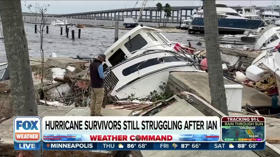 Hurricane survivors still struggling after Ian