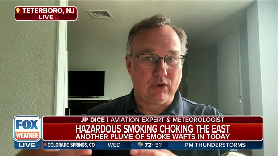 Canadian wildfire smoke impacts visibility at airports across Northeast