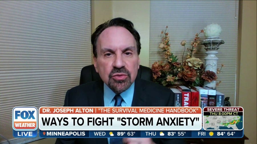 Advice for fighting 'storm anxiety'