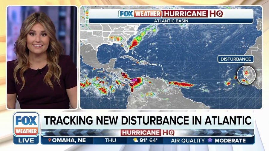 Tracking a new tropical disturbance in the Atlantic